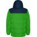 Parka acolchada Tallin Roly repelente al agua con capucha Verde helecho/marino detalle 21