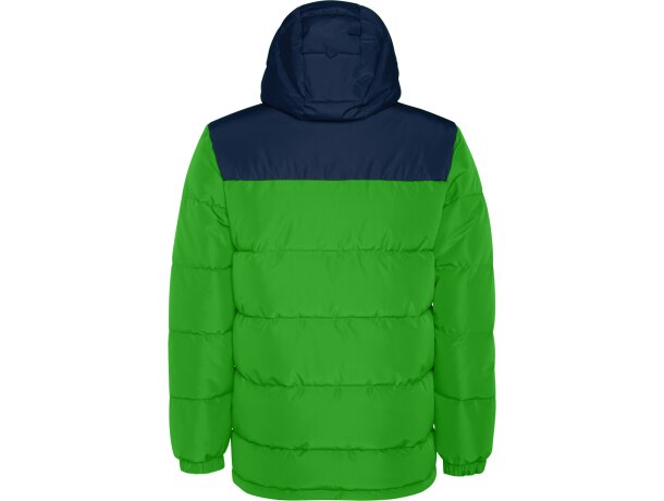 Parka acolchada Tallin Roly repelente al agua con capucha Verde helecho/marino detalle 21