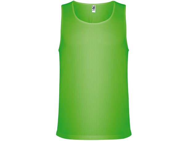 Camiseta tirantes INTERLAGOS Roly verde fluor