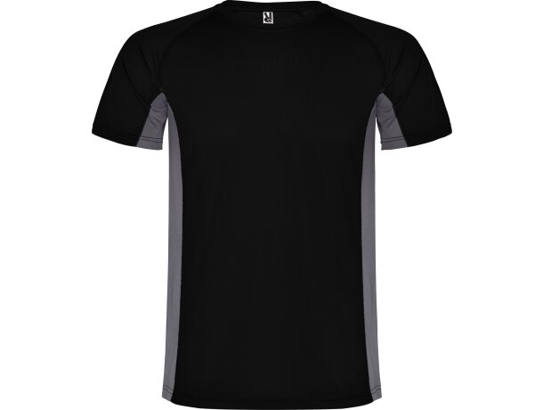 Camiseta SHANGHAI Roly negro/plomo oscuro