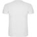 Camiseta técnica MONTECARLO manga corta unisex Roly 135 gr blanco