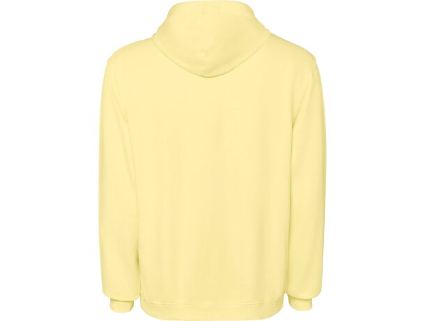 Sudadera Kenia Roly algodón 250 g/m² efecto lavado con capucha Amarillo sweet lavado detalle 6