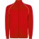 Chaqueta deportiva Valier Roly con cremallera y vivo reflectante Rojo