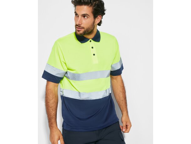 Polo POLARIS Roly de alta visibilidad amarillo fluor