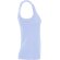 Camiseta sin mangas Dribe Roly en punto canalé stretch Azul sweet detalle 16