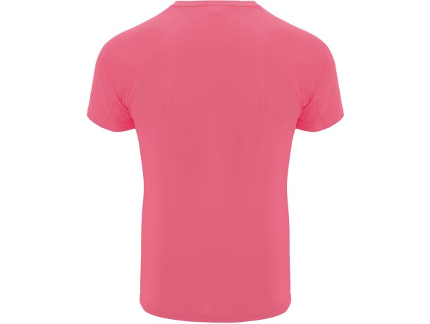 Camiseta técnica Roly BAHRAIN rosa lady fluor