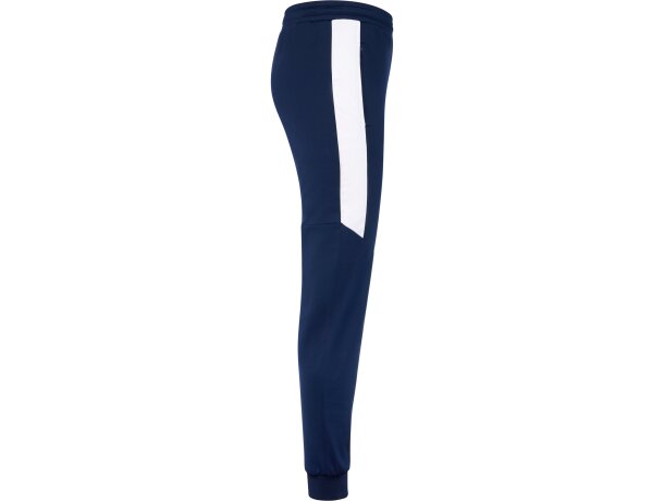 Pantalón deportivo Roly Urus en poliéster piqué perchado stretch Marino detalle 11