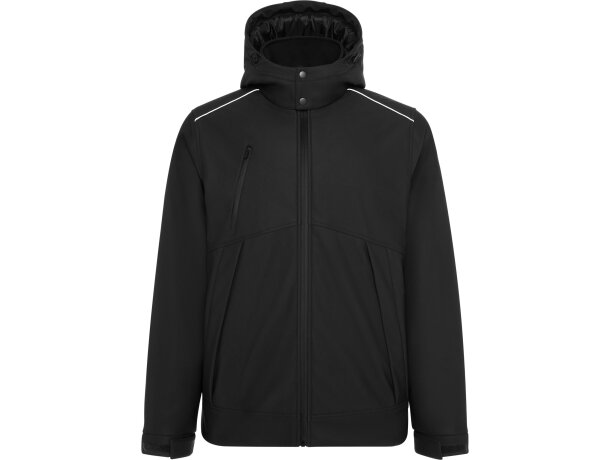 Parka técnica Emin Roly impermeable transpirable unisex Marino detalle 12