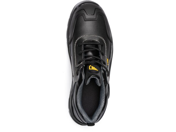 Zapato laboral Brax Roly con puntera fibra de vidrio S3 Negro/plomo detalle 8