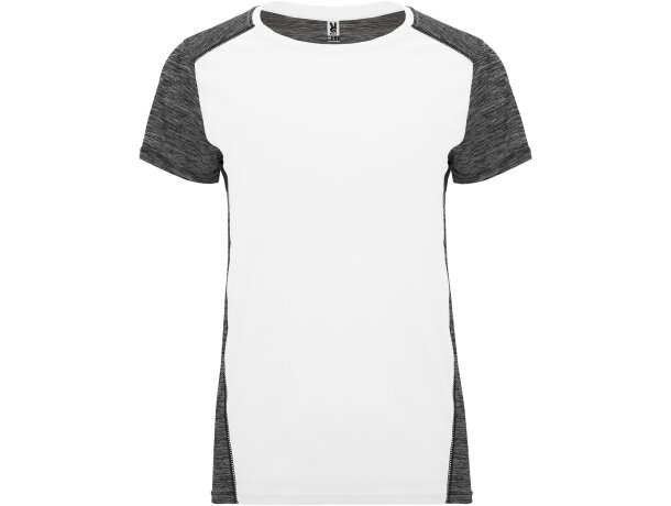 Camiseta ZOLDER WOMAN Roly blanco/negro vigore