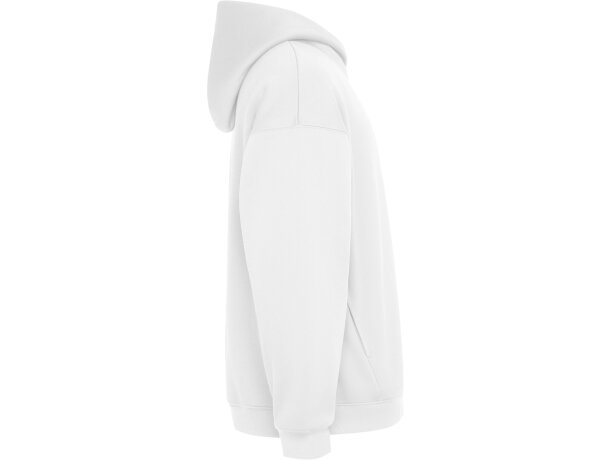 Sudadera con capucha Otto Roly para merchandising corporativo Blanco detalle 10