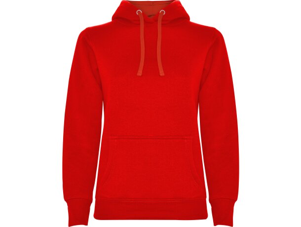 Sudadera URBAN WOMAN Roly con capucha rojo