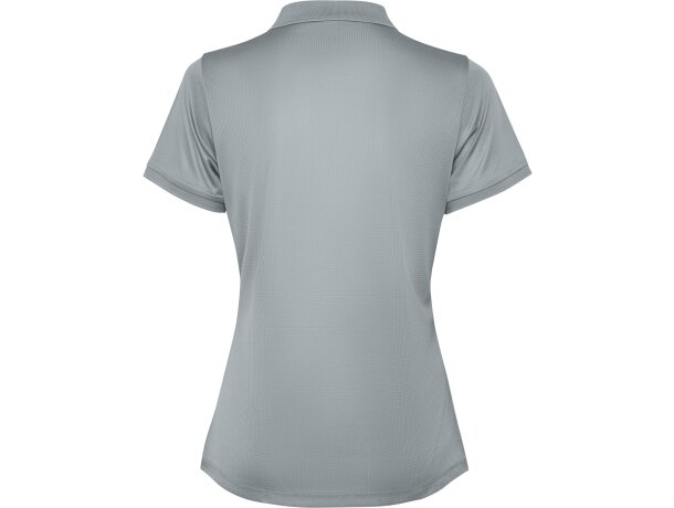 Polo Tormo Woman Roly de poliéster reciclado certificado GRS Gris detalle 26