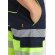 Bermuda Lada Roly alta visibilidad con bandas reflectantes Plomo/amarillo fluor detalle 2