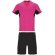 Conjunto deportivo Roly BOCA fucsia/negro