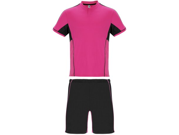 Conjunto deportivo Roly BOCA fucsia/negro