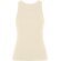 Camiseta sin mangas Dribe Roly en punto canalé stretch Angora detalle 21