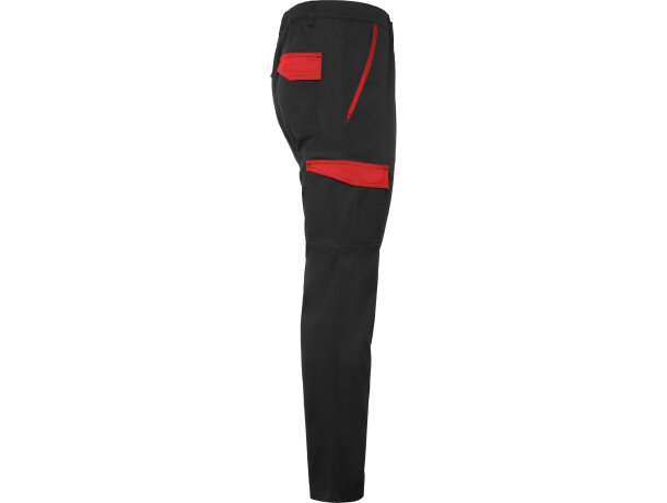 Pantalon TROOPER Roly negro/rojo