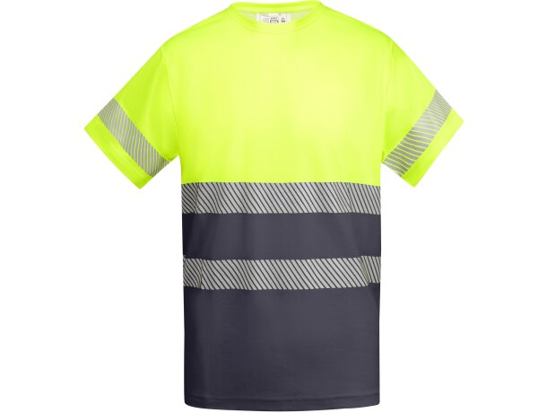 Camiseta TAURI Roly de alta visibilidad plomo/amarillo fluor