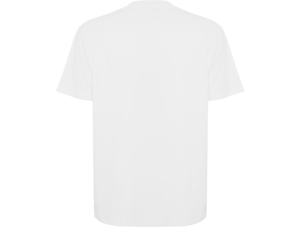 Camiseta oversize Bull de algodón pesado Roly Blanco detalle 6