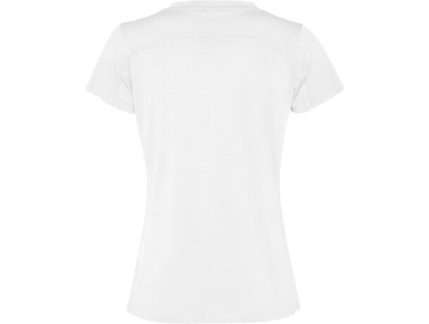 Camiseta técnica transpirable Slam Woman Roly de poliéster Blanco detalle 6