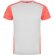Camiseta ZOLDER Roly blanco/coral fluor vigore