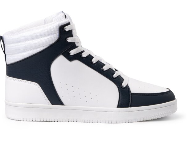 Zapatilla Space blanca Roly con plantilla foamizada confort Blanco/marino detalle 10