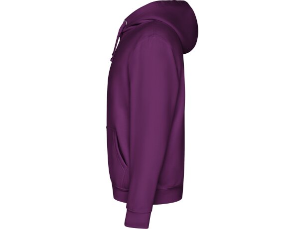 Sudadera con CAPUCHA Roly y dos bolsillos grandes purpura