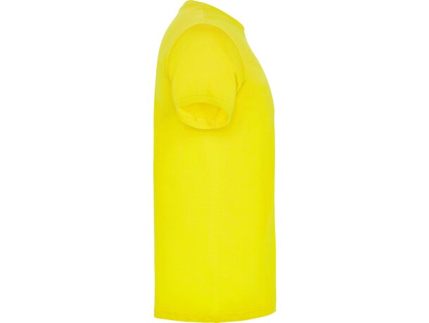 Camisetas impresas para adultos Roly Beagle 155g amarillo