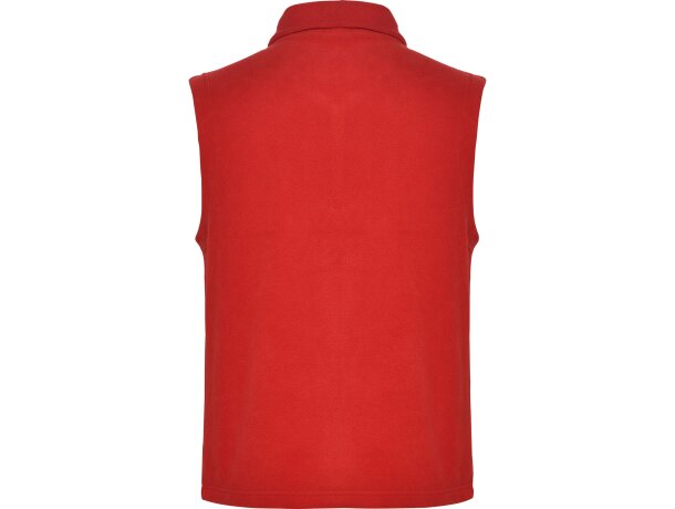 Chaleco New Bellagio Roly de poliéster con cremallera frontal Rojo detalle 28