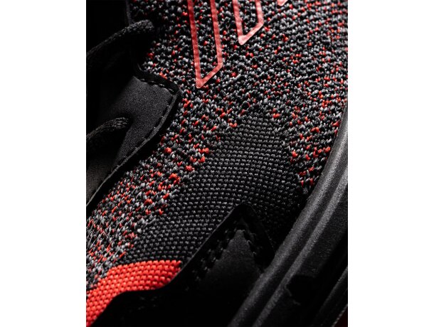 Zapato laboral Garnet Roly con certificación S3 antiestático Rojo carbón vigoré detalle 1