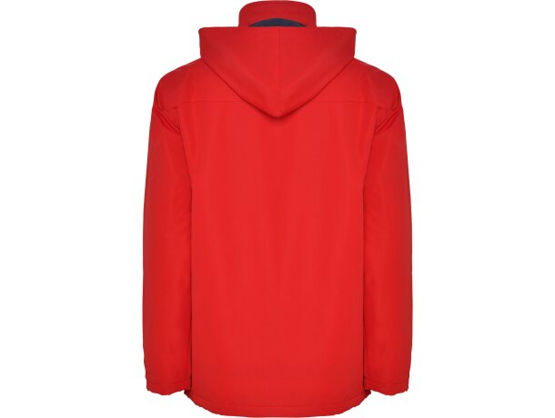 Parka Europa acolchada impermeable Rojo detalle 22