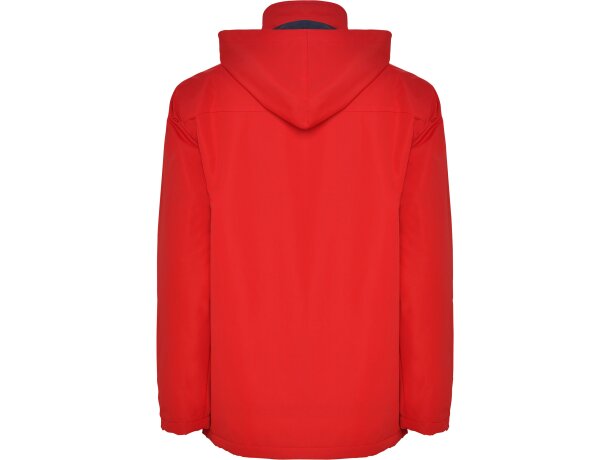 Parka EUROPA  Rolyacolchada impermeable rojo