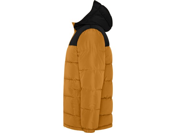 Parka acolchada Tallin Roly repelente al agua con capucha Amarillo curry/negro detalle 14