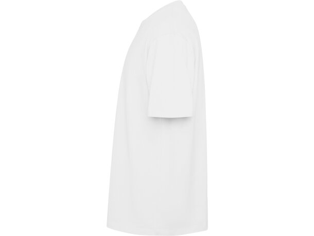 Camiseta oversize Bull de algodón pesado Roly Blanco detalle 7