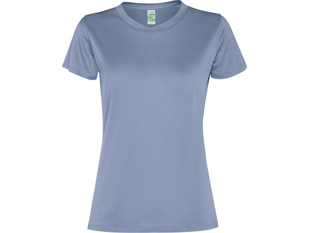 Camiseta técnica transpirable Slam Woman Roly de poliéster Azul zen detalle 21