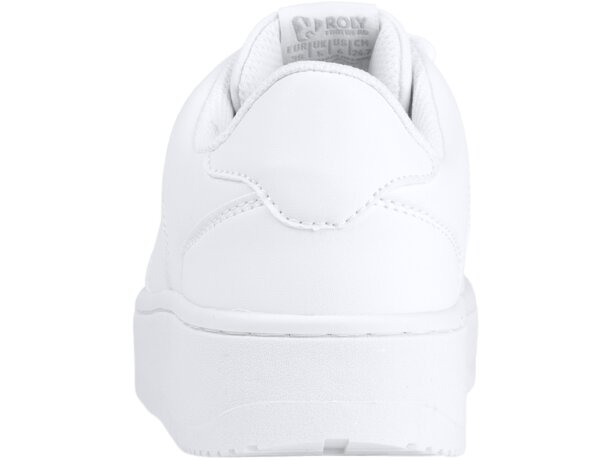 Zapatilla deportiva Baylor blanca unisex con plantilla foamizada Blanco detalle 6