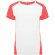 Camiseta ZOLDER WOMAN Roly blanco/coral fluor vigore