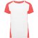 Camiseta ZOLDER WOMAN Roly blanco/coral fluor vigore