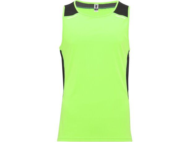Camiseta MISANO Roly verde fluor/negro