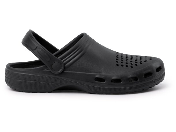 Zueco Eva Dan Roly con tira de sujeción ajustable Negro detalle 7