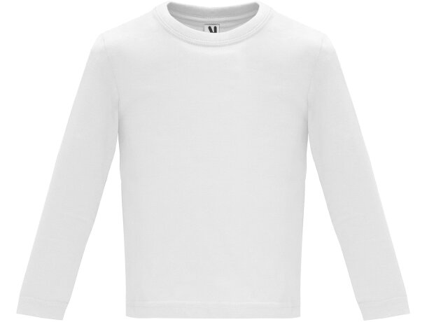 Camiseta Roly BABY L/S blanco