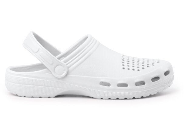 Zueco Eva Dan Roly con tira de sujeción ajustable Blanco detalle 3