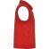 Chaleco New Bellagio Roly de poliéster con cremallera frontal Rojo detalle 30