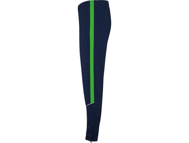 Chándal Evans Roly con cuello alto y laterales a contraste Marino/verde helecho detalle 58