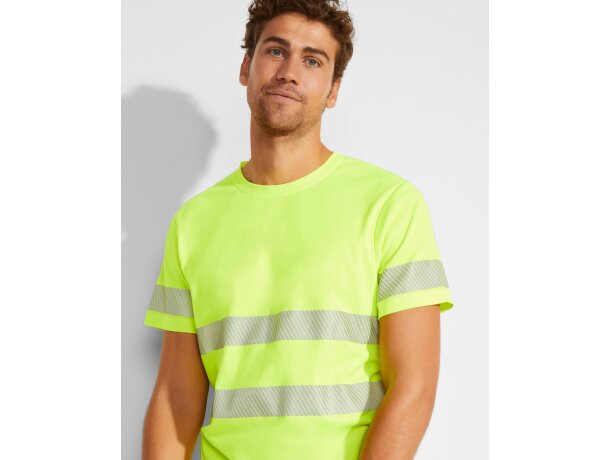 Camiseta TAURI Roly de alta visibilidad amarillo fluor