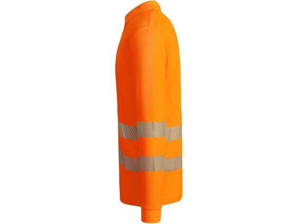 Polo Roly ATRIO LS alta visibilidad naranja fluor