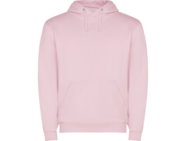 Sudadera con CAPUCHA Roly y dos bolsillos grandes rosa claro