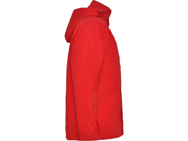 Parka Europa acolchada impermeable Rojo detalle 24