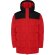 Parka acolchada Tallin Roly repelente al agua con capucha Rojo/negro detalle 28